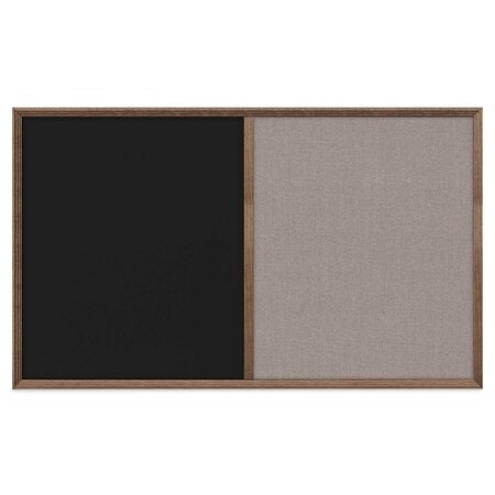 United Visual Products Slim Style Indoor Enclosed Corkboard, 18", UV501SC-WHITE-AMETHY UV501SC-WHITE-AMETHY